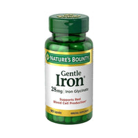 Natures Bounty Easy Iron 28mg 90 Capsules