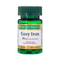 Natures Bounty Easy Iron 28mg 30 Capsules