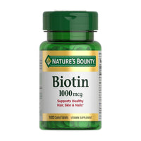 Natures Bounty Biotin 1000mcg 100 Tablets