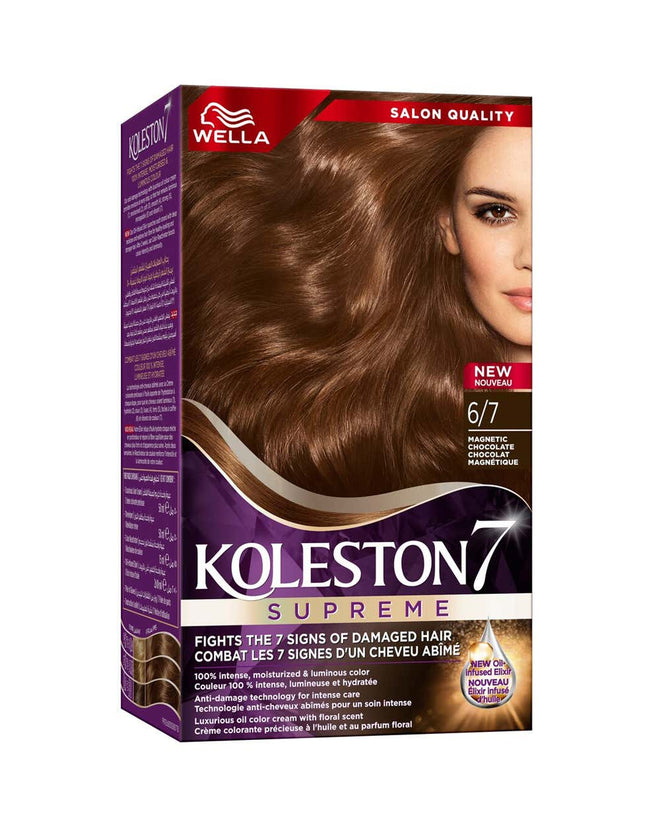 Wella Koleston Supreme Hair Color 6/7 Magnetic Chocolate