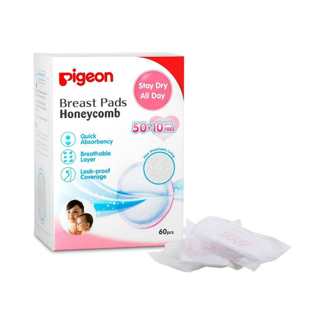 Pigeon Breast Pads Honey Comb 60 Pack
