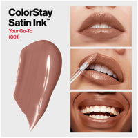 Revlon ColorStay Liquid Lipstick Satin Ink 001 Your Go To