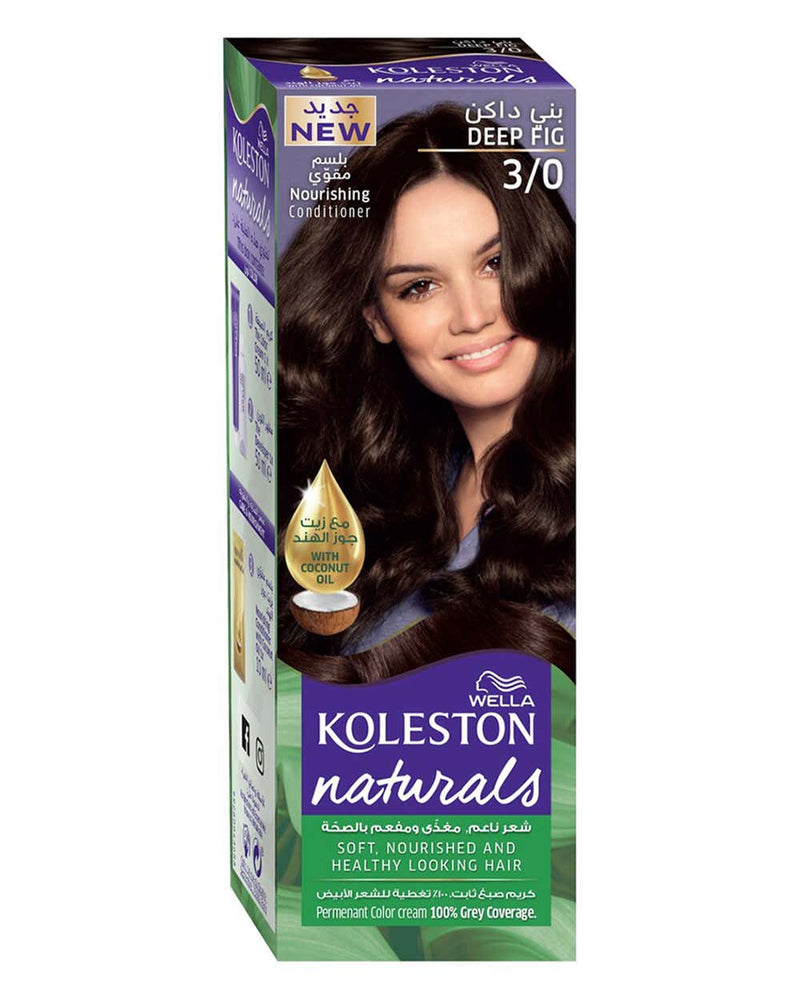 Wella Koleston Naturals Hair Color 3/0 Deep Fig