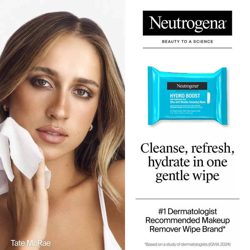 Neutrogena Hydro Boost Make Up Remover 25 Wipes