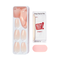 Kiss False Nails IMC502C Impress Color Press On Manicure Coffin Medium Serendipity 30 Count