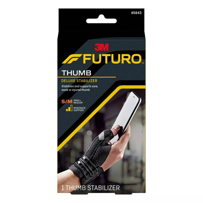 Futuro Deluxe Thumb Stabilizer Small/Medium Black