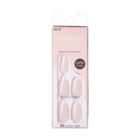 Kiss False Nails IMC502C Impress Color Press On Manicure Coffin Medium Serendipity 30 Count