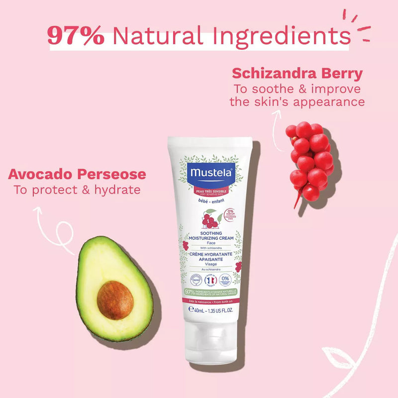 Mustela Baby Soothing Moisturizing Face Cream 40ml