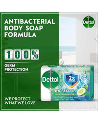Dettol Antibacterial Bar Soap Cool 165g