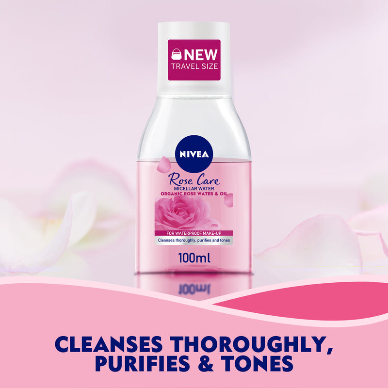 Nivea Face Makeup Remover Micellar Water Rose Care 100ml