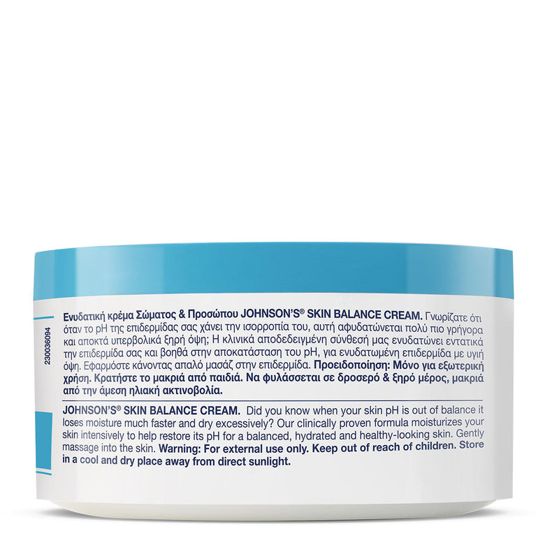 Johnsons Skin Balance Face & Body Cream 300ml