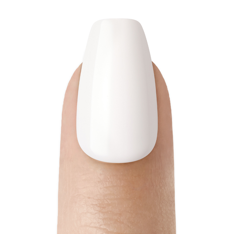 Kiss False Nails IMC501C Impress Color Press On Manicure Coffin Medium Frosting 30 Count