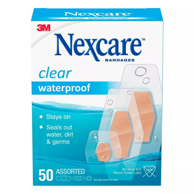 Nexcare Bandages Sheer Assorted 50 Plasters