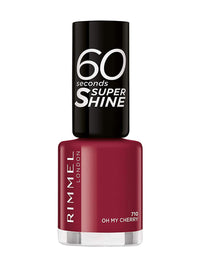 Rimmel 60 Seconds Nail Polish 710 Oh My Cherry 8ml
