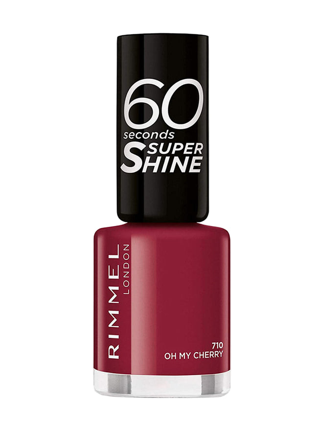 Rimmel 60 Seconds Nail Polish 710 Oh My Cherry 8ml