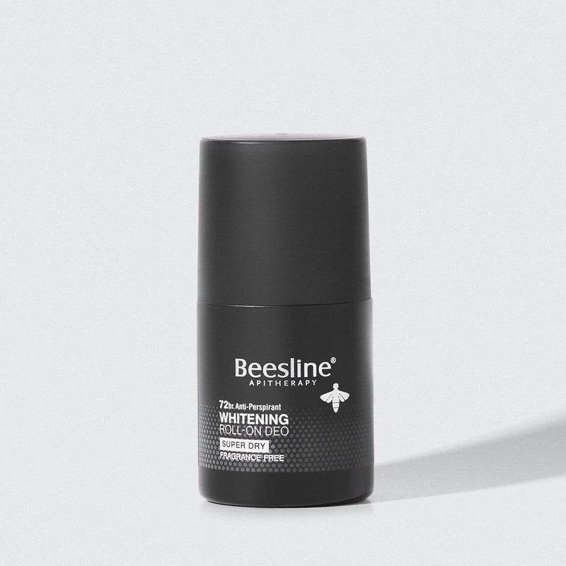 Beesline Men Deodorant Roll On Whitening Super Dry Fragrance Free 50ml