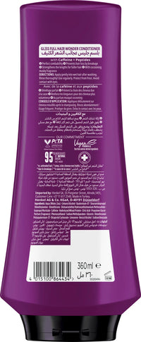 Schwarzkopf Gliss Full Hair Wonder Conditioner 360ml