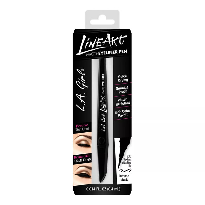 LA Girl Line Art Matte Eyeliner Intense Black
