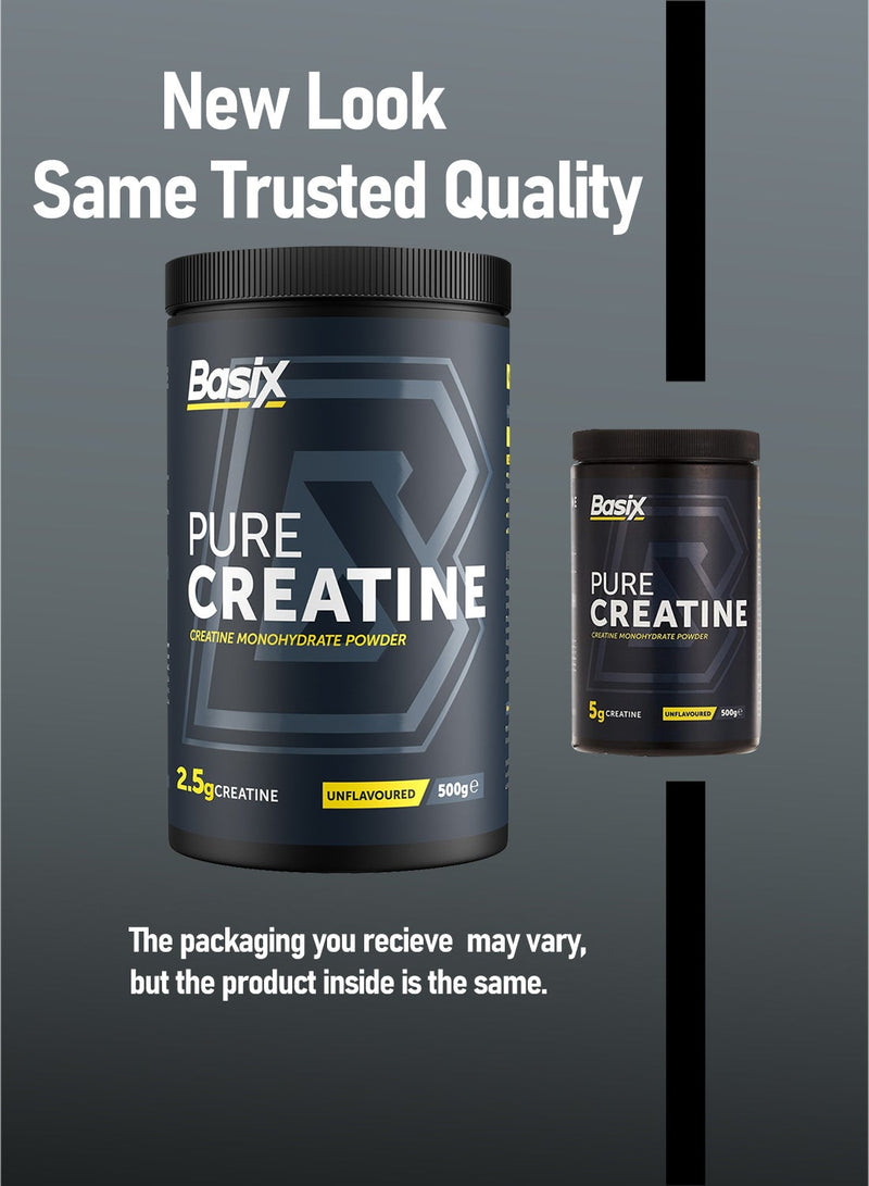Basix Pure Creatine Unflavored 500g