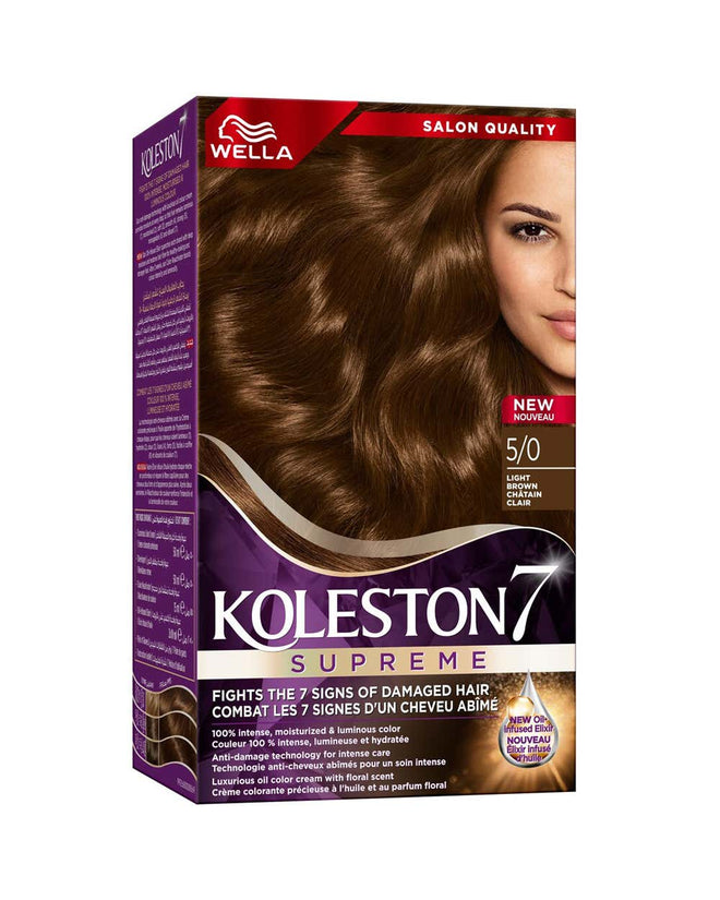 Wella Koleston Supreme Hair Color 5/0 Light Brown