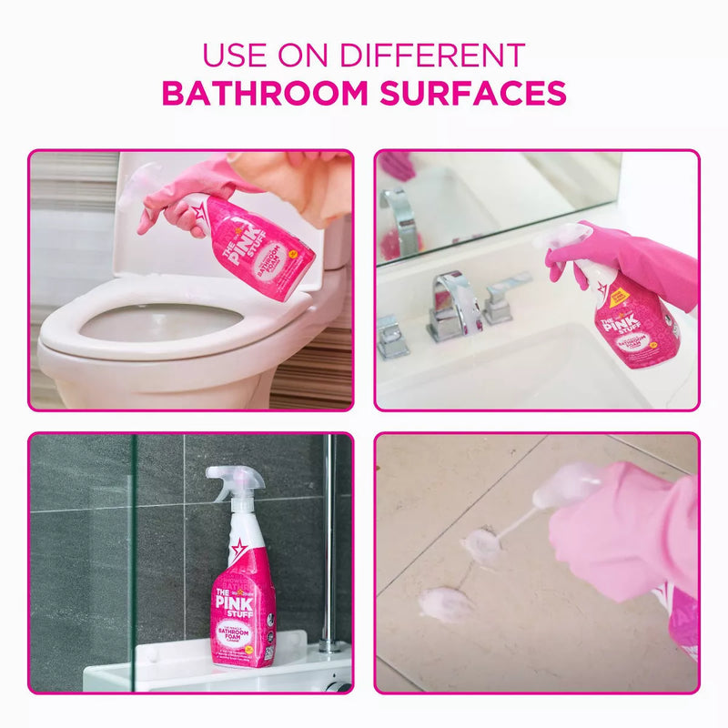 The Pink Stuff The Miracle Bathroom Cleaner Foam 750ml