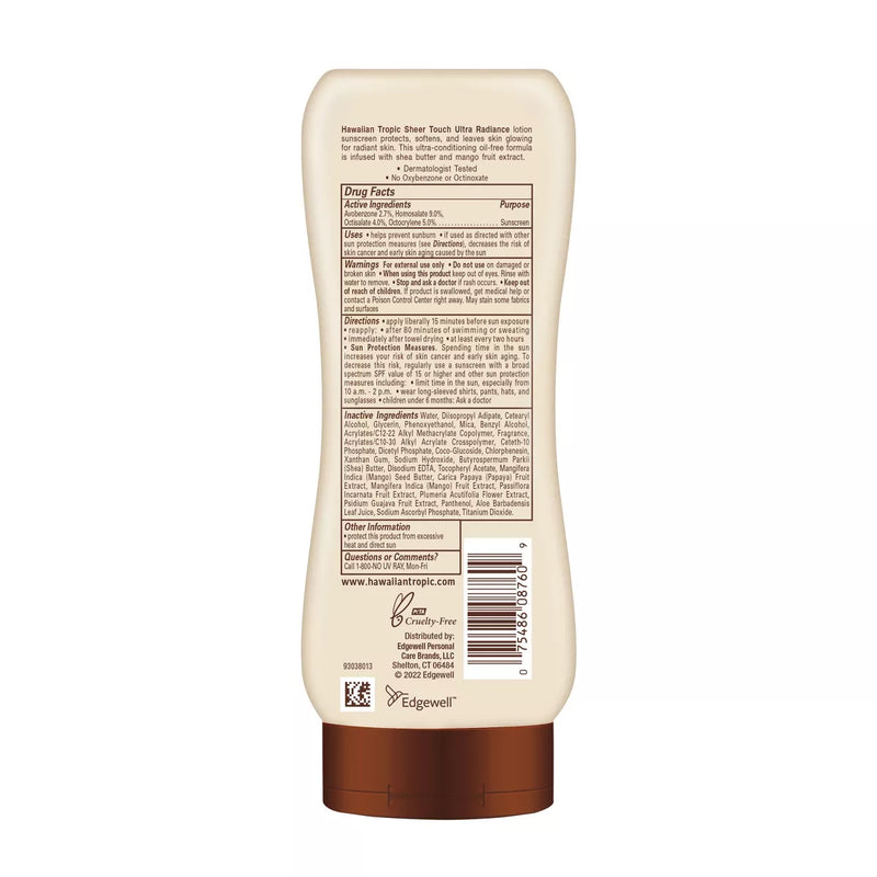 Hawaiian Tropic Sheer Touch Sunscreen Lotion SPF50 236ml