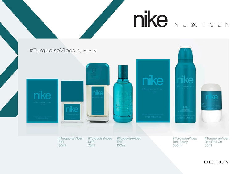 Nike Deodorant Spray Turquoise Vibes Man (M) EDT 200ml