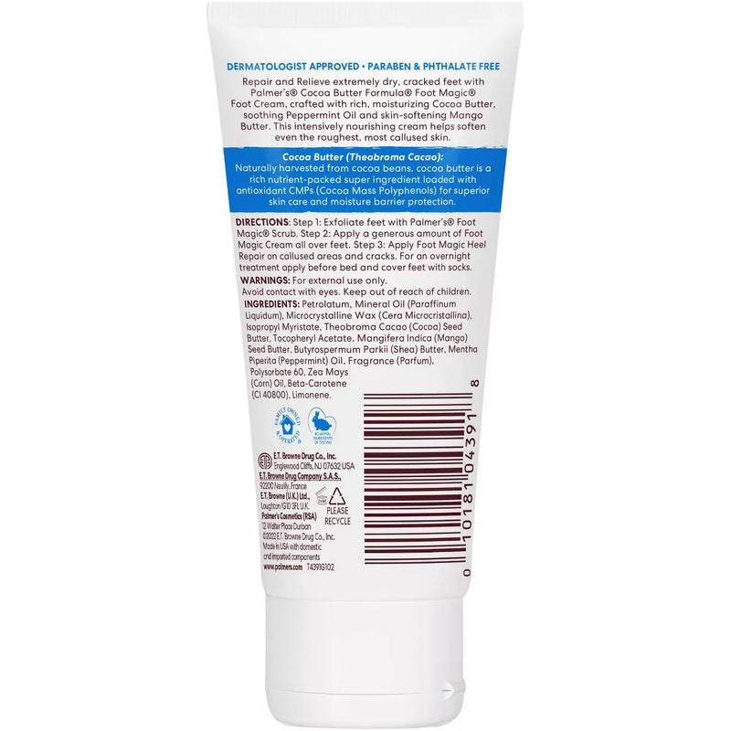 Palmers Cocoa Butter Formula With Vitamin E Foot Magic Cream 60g