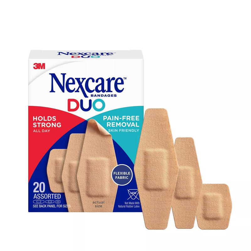 Nexcare Bandages Duo Assorted 20 Plasters