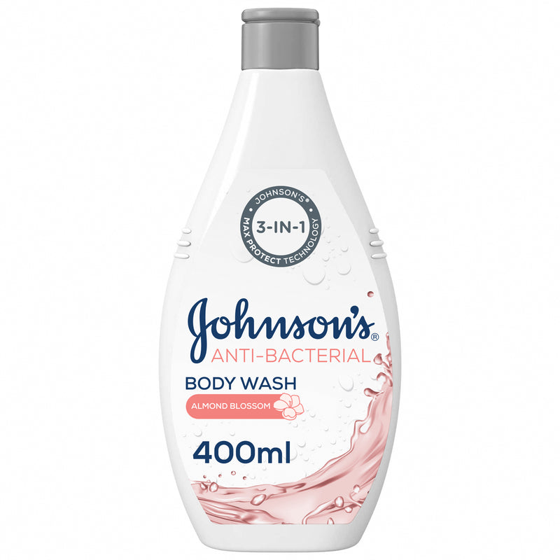 Johnsons Anti Bacterial Body Wash 400ml