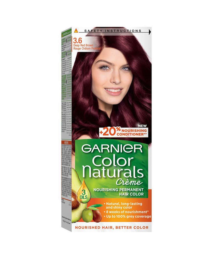 Garnier Color Naturals 3.6 Deep Red Brown