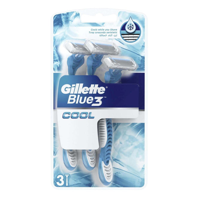 Gillette Razor Disposable Blue3 Cool 3 Count