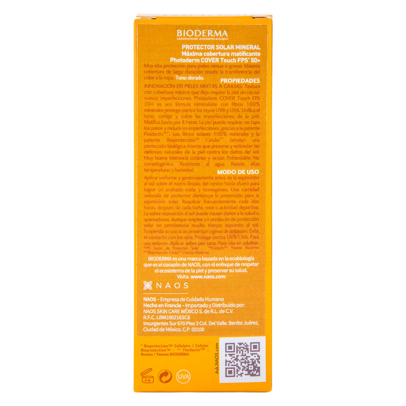 Bioderma Photoderm Cover Touch SPF50 Golden 40ml