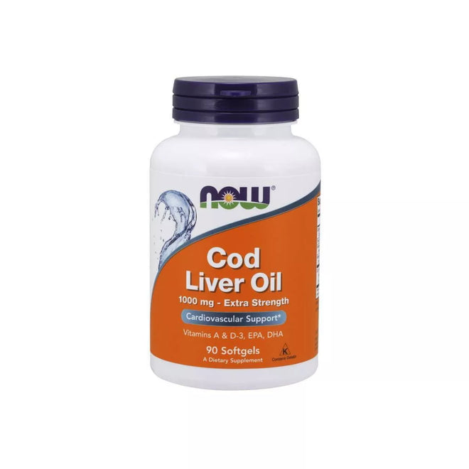 Now Cod Liver Oil 1000mg 90 Softgels
