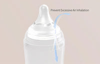 Pigeon Glass Feeding Bottle White Cap 240ml