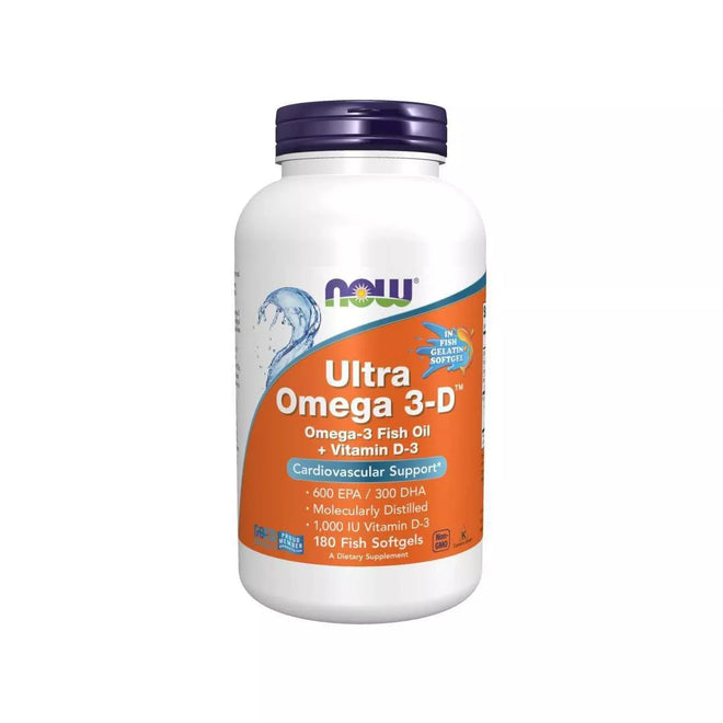 Now Ultra Omega 3D Fish Oil 180 Softgels
