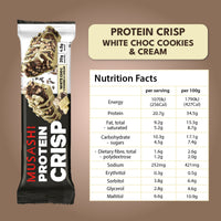 Musashi Protein Crisp White Cookies & Cream 60g