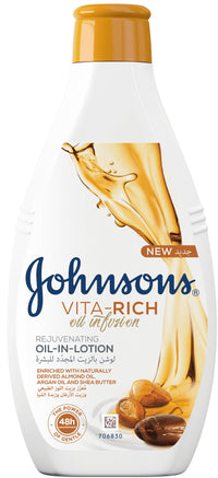 Johnsons Vita Rich Body Lotion Rejuvenating Oil Infusion 250ml