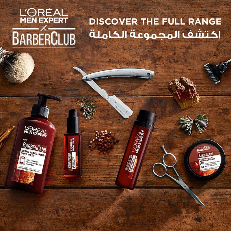 Loreal Paris Men Expert Barber Club Long Beard And Skin Oil 30ml