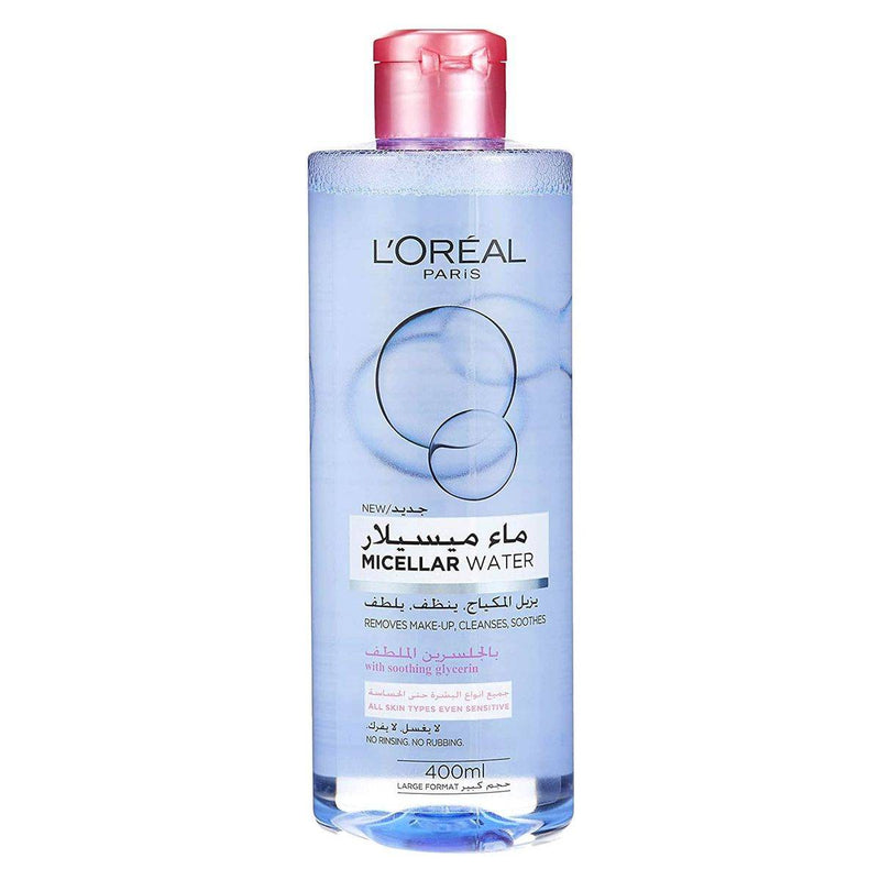 Loreal Paris Micellar Cleansing Water Make Up Remover Sensitive 400ml