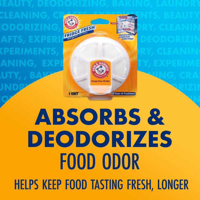 Arm & Hammer Baking Soda Fridge Fresh Air Filter 1 Unit