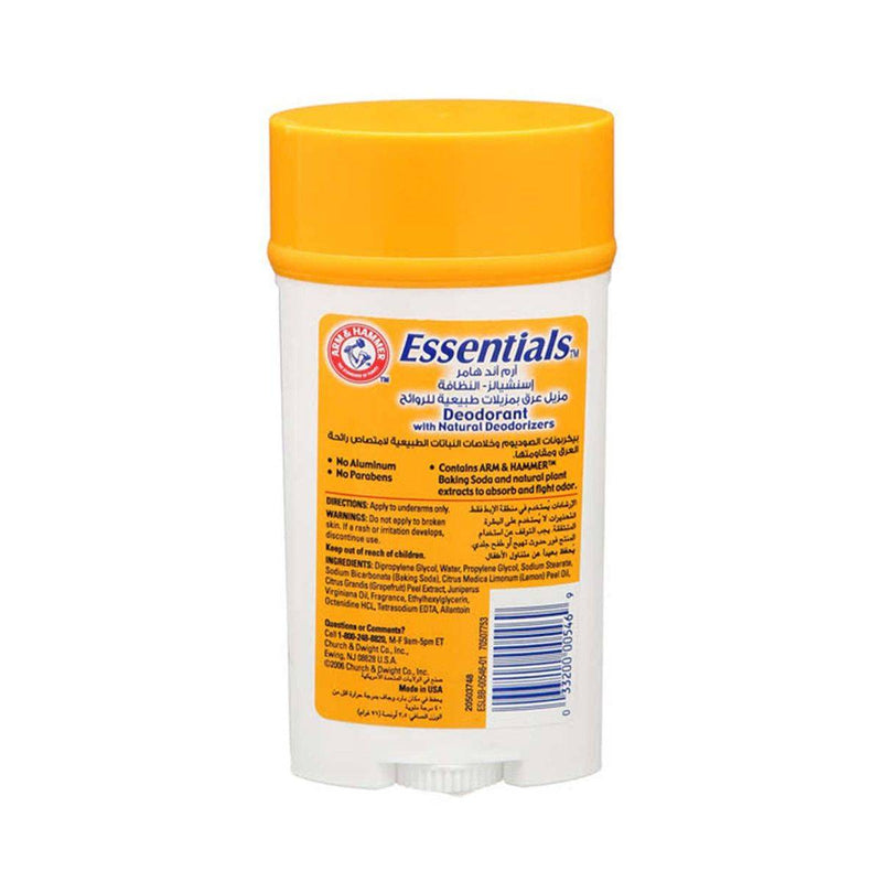 Arm & Hammer Deodorant Stick Essential Clean Juniper Berry 71g