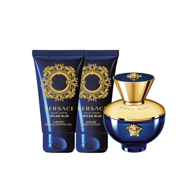 Versace Pour Femme Dylan Blue (W) Set EDP 50ml + Body Lotion 50ml + Bath & Showergel 50ml