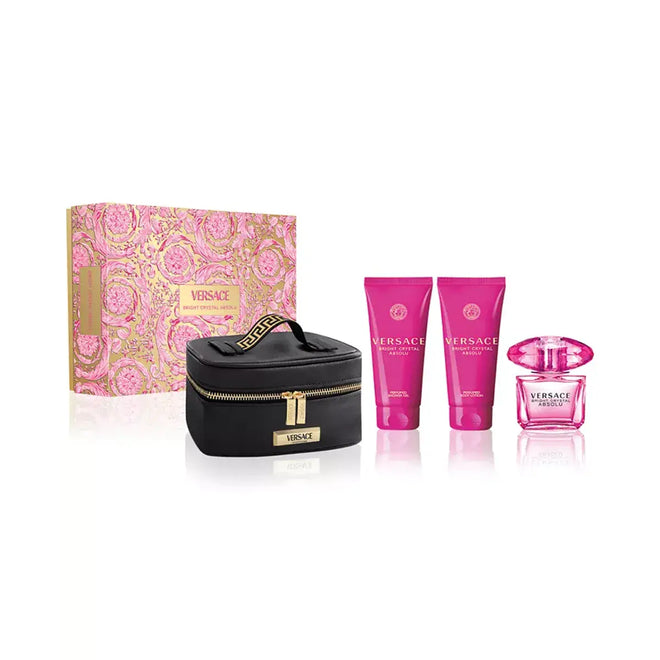 Versace Bright Crystal Absolu (W) Set EDP 90 ml + Body Lotion 100ml + Showergel 100ml + Small Beauty Case