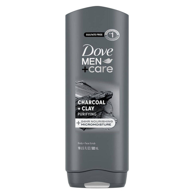 Dove Men + Care Body Wash Charcoal & Clay 400ml