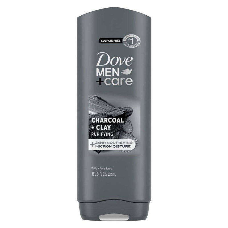 Dove Men + Care Body Wash Charcoal & Clay 400ml