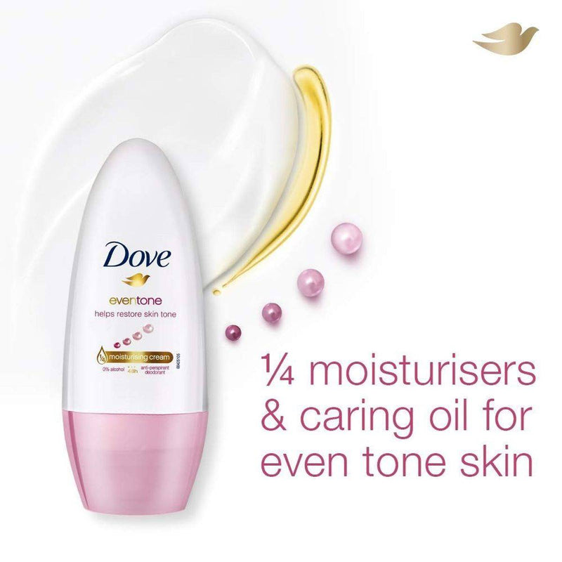 Dove Antiperspirant Deodorant Roll On Even Tone 50ml