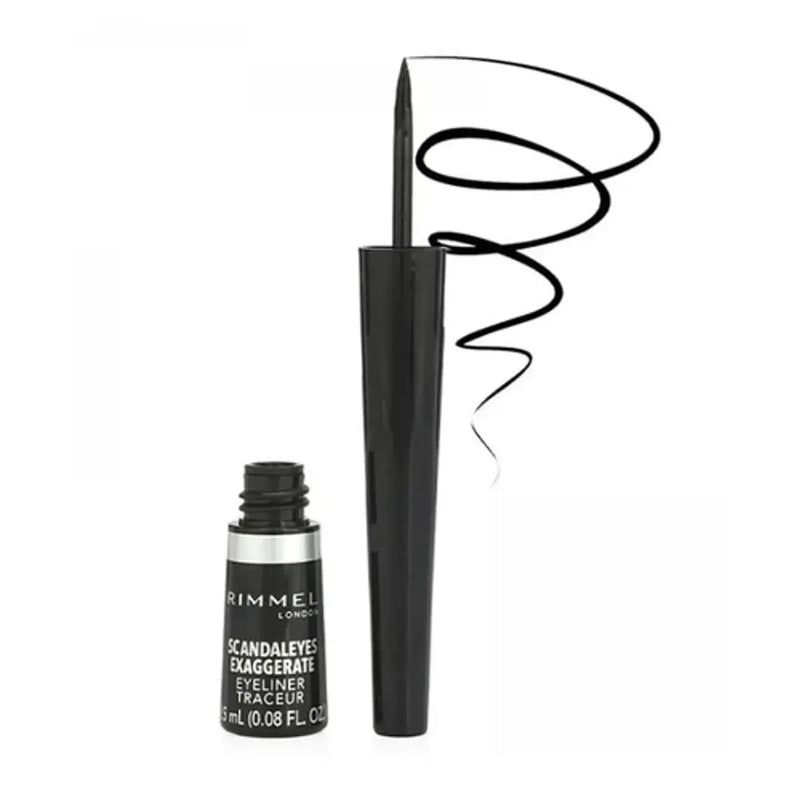 Rimmel Scandaleyes Exaggerate Liquid Eyeliner Black 2.5ml