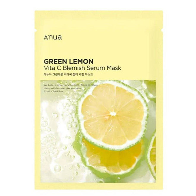 Anua Face Mask Green Lemon Vita C Blemish Serum 25ml