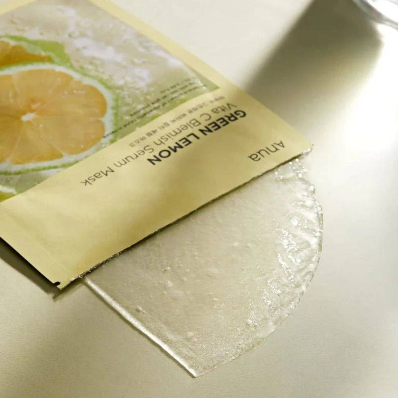 Anua Face Mask Green Lemon Vita C Blemish Serum 25ml